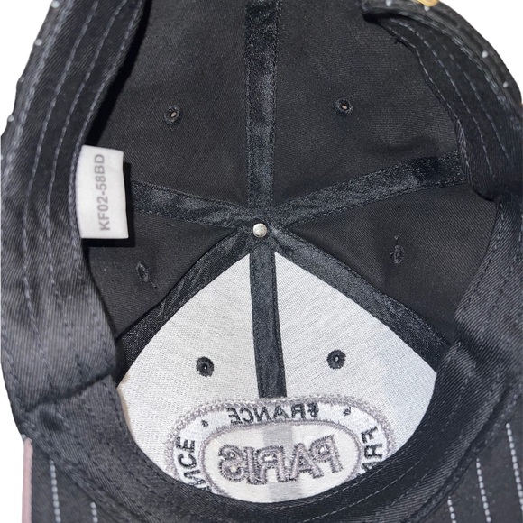 Paris France Ball Cap Embroidered Adjustable Tuck Strap with
Buckle - Picture 3 of 4